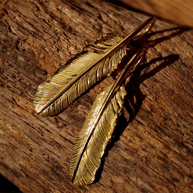 Gold Mini Feather